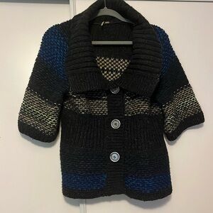 Free People Chunky Knit Cardigan Sweater